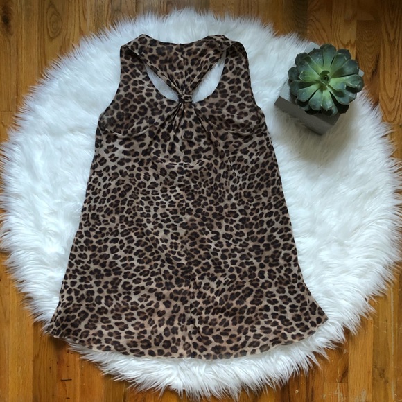 Leopard Racer Back Tank - Picture 2 of 4